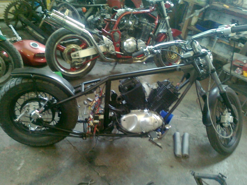 Cleaned motor refitted