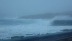 End of the runway Sumburgh Airport