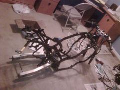 1986 fz600  painted frame