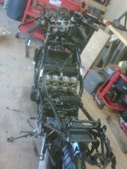Engine fitted